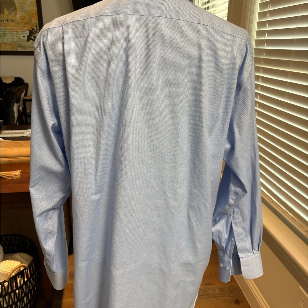 Lorenzo Uomo Sky Blue Dress Shirt - Picture 3 of 6